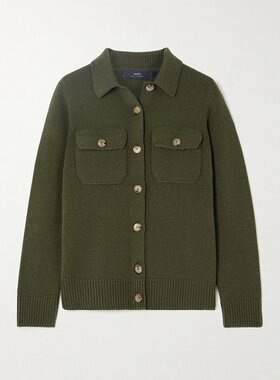 潮奢 Arch4 女士 开衫 KNCD23241B green绿色 舒适时尚