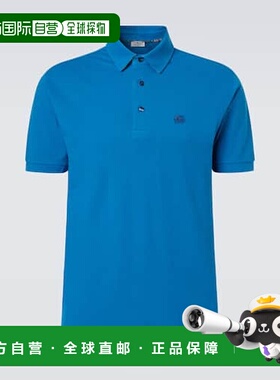 1h可退 香港直邮Etro 艾特罗 男士 Pegaso 棉质Polo衫 blue蓝色