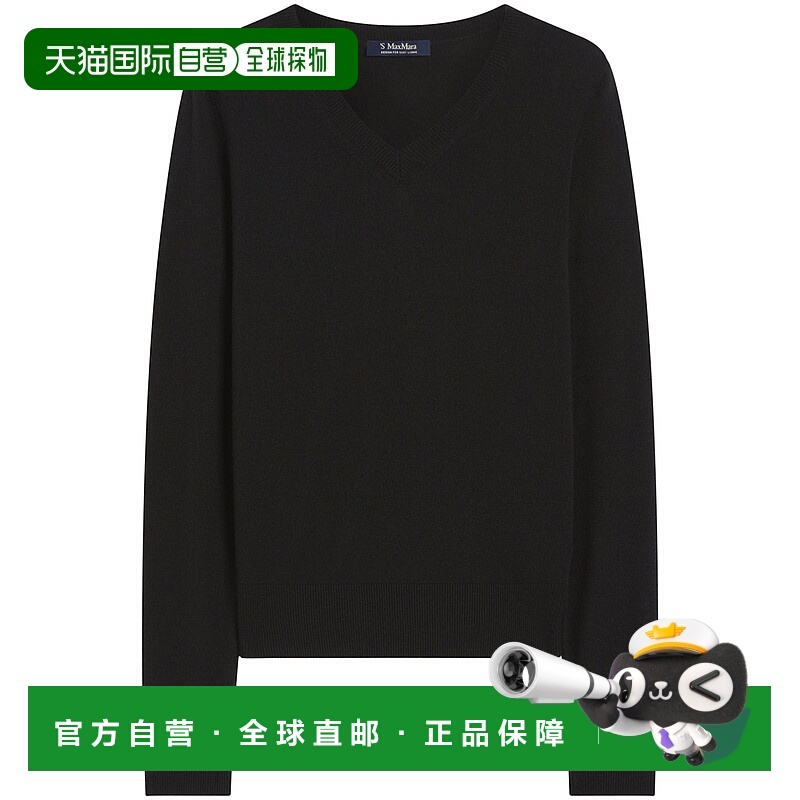 1h可退 香港直邮S MAX MARA 女士卫衣 IDONEO008 AW2025 黑色