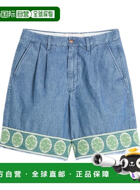 香港直邮VALENTINO 男士牛仔裤 VDD03TAL4558 SS2025 蓝色休闲裤