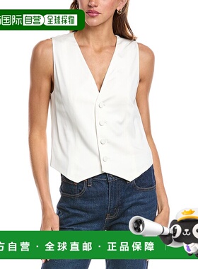 自营 A.L.C.Maxine羊毛混纺背心-白色 美国奥莱直发