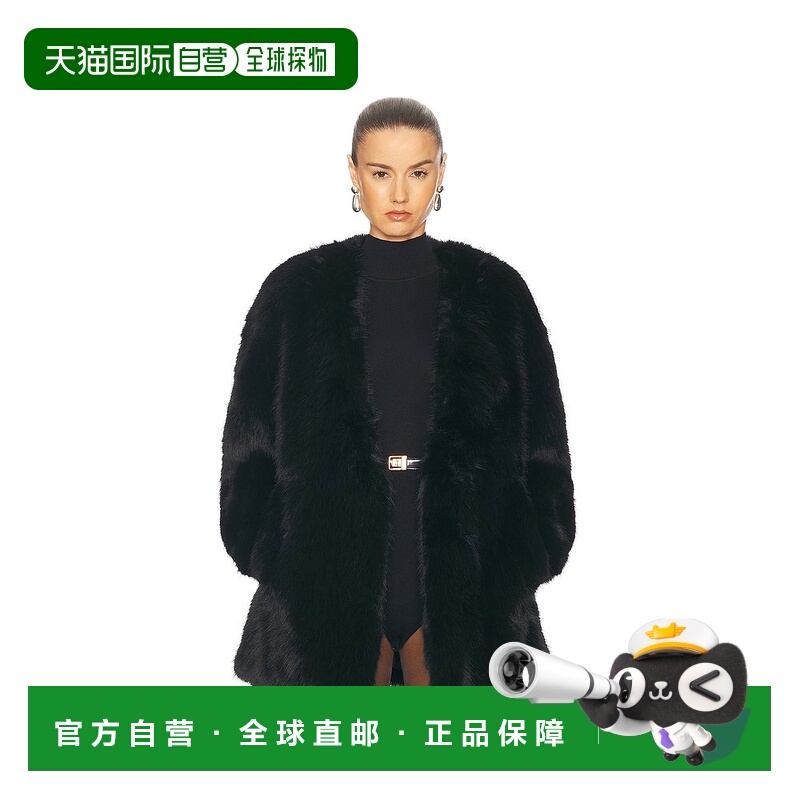 1h可退 香港直邮潮奢 retrofête 女士 Heiress 人造皮草夹克 FW2