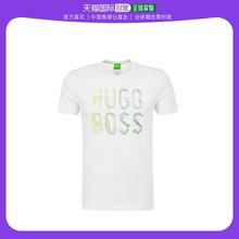 Boss 男士 白色纯棉T恤 50277778 香港直邮Hugo TEEOS 雨果博斯