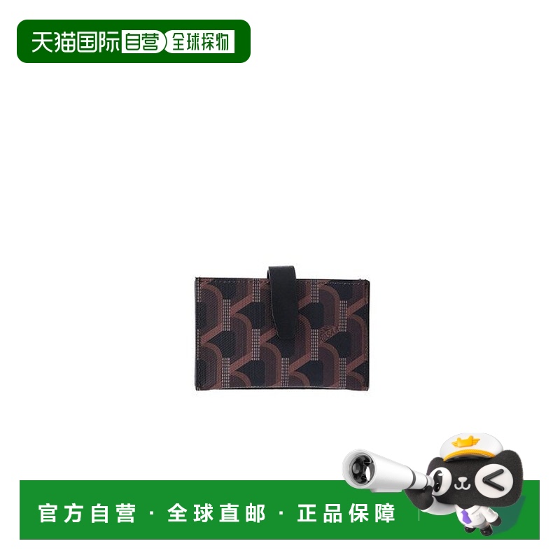 韩国直邮ROSA.K 狗牙印花卡夹 黑色 ROSA300932585牛皮卡包