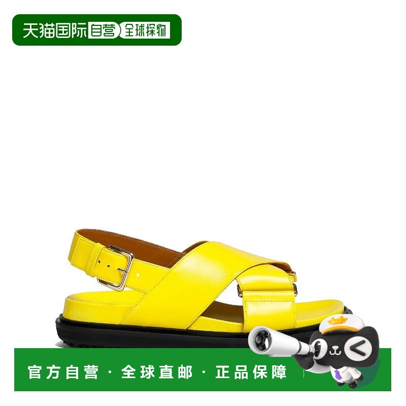 香港直邮MARNI 女士凉鞋 FBMS005201P361400Y20 AW2023 黄色