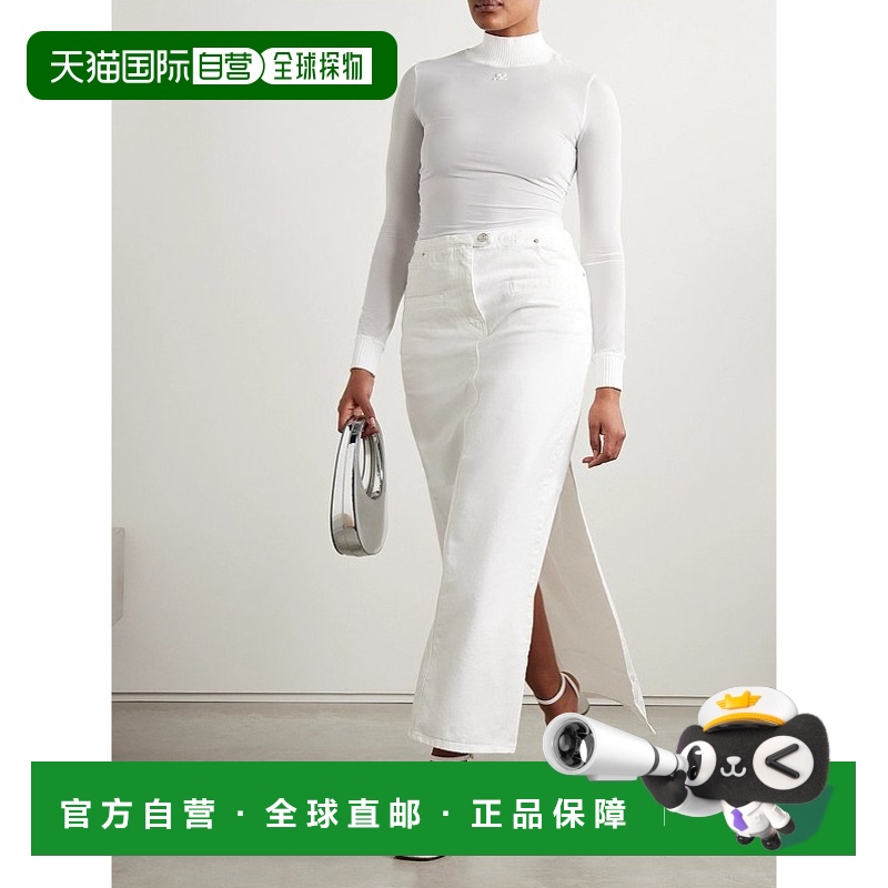 香港直邮潮奢 Courreges 女士 T恤 PERJTO029JS0088上衣针织网纱