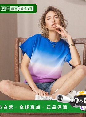 1h可退 日本直邮A BATHING APE 女士渐变染色宽松短袖T恤 1L30209