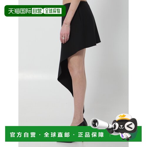 1h可退 欧洲直邮ALAIA 女士半身裙 AA9J2541T471C995 SS2026 黑色