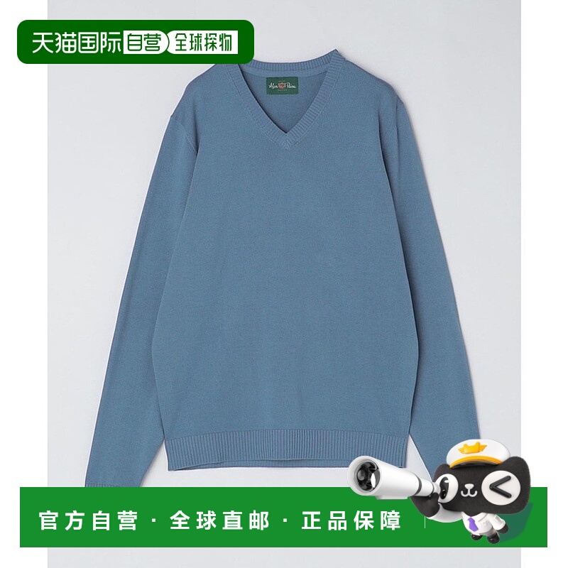 日本直邮SHIPS ALANPAINE 14 gauge纯棉V领针织衫 SH8611EM041014
