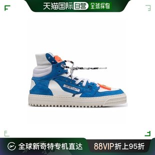 WHITE 香港直邮OFF OMIA065F21LEA003 帆布鞋 4510 蓝色男士