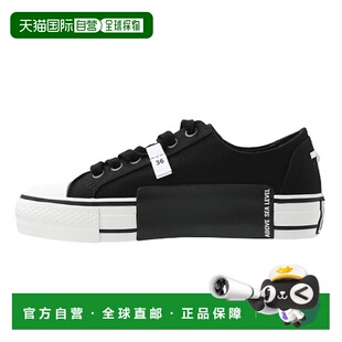 百搭舒适轻便时尚 自营 正品 白厚底女帆布鞋 透气高级感 ASH