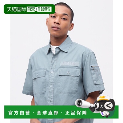 1h可退 日本直邮AVIREX 男女同款 50周年纪念 加宽宽松 半袖工装