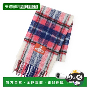 w01bm 女士厚格纹围巾8103014f j401 Westwood 日本直邮Vivienne