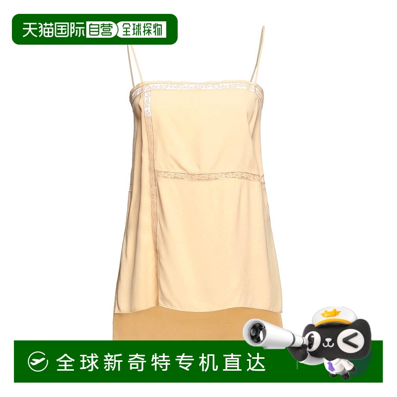 1h可退 香港直邮潮奢 Chloe 蔻依 女士 背心 brown棕色 舒适时尚