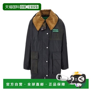 1h可退 香港直邮barbour 巴伯尔 女士 GANNI X BARBOUR 羽绒服 LW