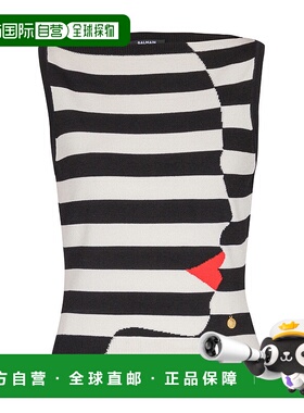 香港直邮BALMAIN 女士背心吊带 EF0AG623KI32EJR SS2025 花色