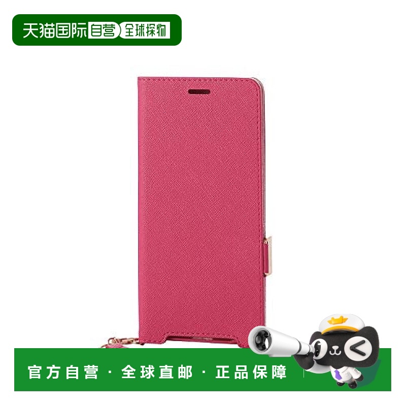 【日本直邮】宜丽客Xperia XZ3手账型手机壳深粉色PM-A21BFLGFOBL