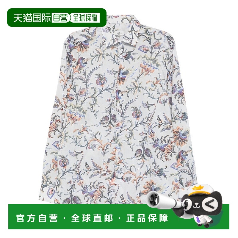 1h可退 香港直邮ETRO 男士衬衫 MRIB000199SA5P8X0880 SS2026 白