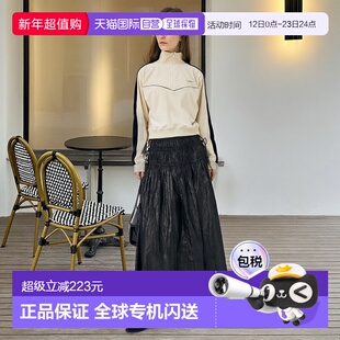 日本直邮MOUSSY SHIRRING 长裙 [MO1164EW034379] 黑色裙子衬裙