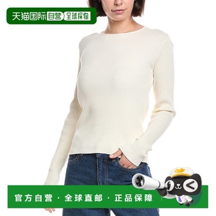 美国奥莱直发 白色 自营Vince Rib上衣