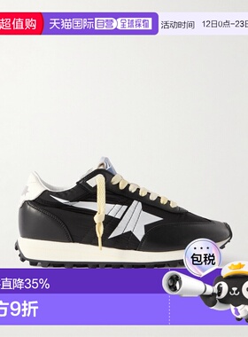 1h可退 香港直邮GOLDEN GOOSE 女士 黑色 Marathon M77 运动鞋 GW