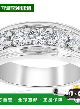 自营 pompeii31 ct 男士钻石五石结婚戒指 14k 白色、黄色、玫瑰