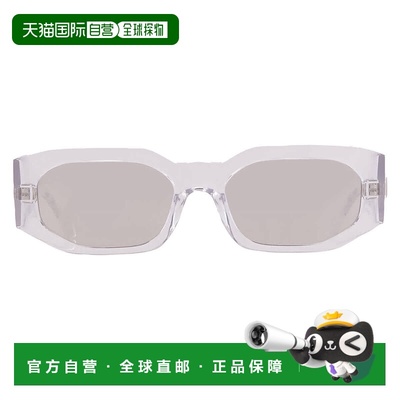 自营Versace Clear Mirror Silver Irregular Sunglasses VE4489U