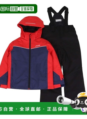 日本直邮PHENIX 儿童直筒袖两件套套装 ESB242P83 红色 儿童套装