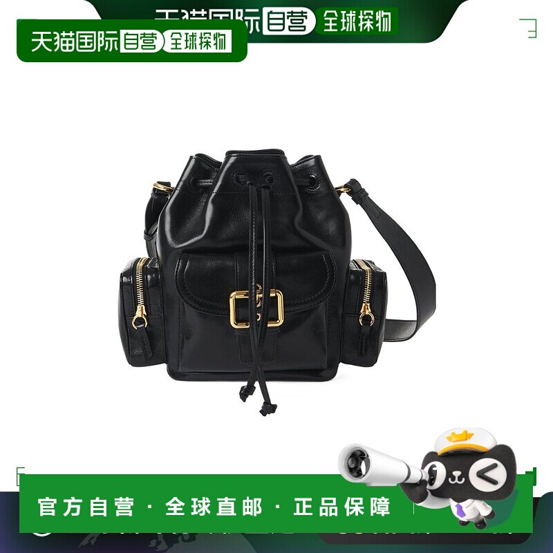 香港直邮CHLOÉ 女士斜挎包 C24WS537N83001 CO 黑色 亮面相机水桶