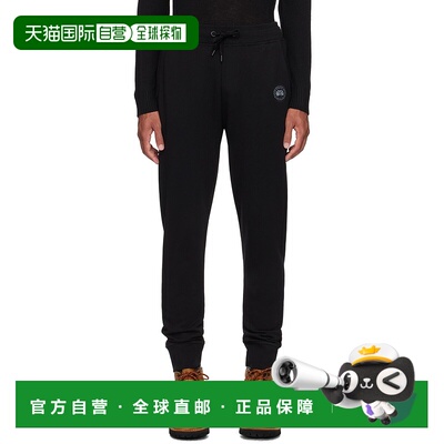 1h可退 香港直邮Canada Goose 加拿大鹅 男士 黑色黑标系列 Huron