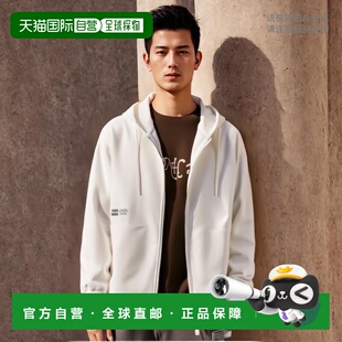 日本直邮New Balance FW22 纯色全拉链连帽卫衣 男款 白色