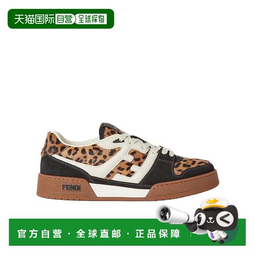 香港直邮FENDI 25FW Match 低帮运动鞋 Women牛皮厚底