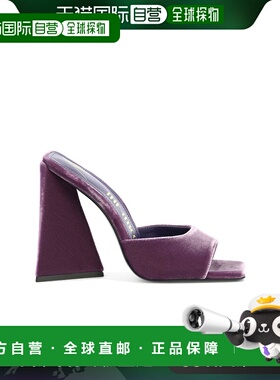 1h可退 香港直邮潮奢 The Attico 女士 徽标高跟凉鞋 237WS000V07