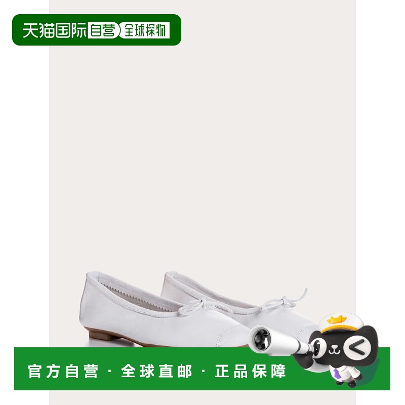 韩国直邮REQINS 芭蕾舞鞋羊皮蝴蝶结一脚蹬复古平底鞋女潮TT-0005