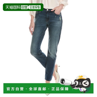 自营frame denim框架牛仔Le Garcon Azure直筒牛仔裤-蓝色 美国奥