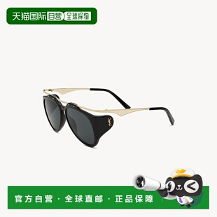 浅金色醋酸纤 M137女士黑色 自营欧洲直邮YSL圣罗兰 AMELIA系列SL