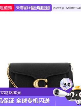 香港直邮COACH 女士斜挎包 CBF14B4BLACK SS2026 黑色 Black canv