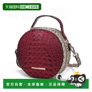 自营 mia k collectionYnnari Women Crossbody Croc-Embossed Ro