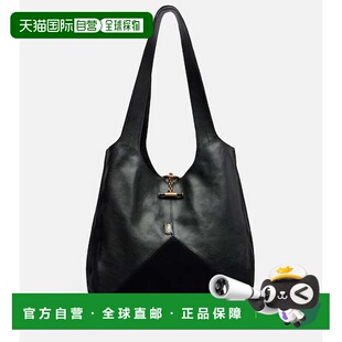 1h可退 香港直邮Chloe 蔻依 女士 Balloon 中号皮革绒面革肩包