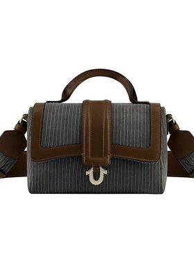 【美国奥莱】直发 True Religion CORDOROY MINI SATCHEL - 灰色