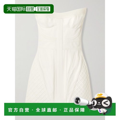 1h可退 香港直邮ZIMMERMANN 女士 Rebellion 无肩带棉质迷你连衣