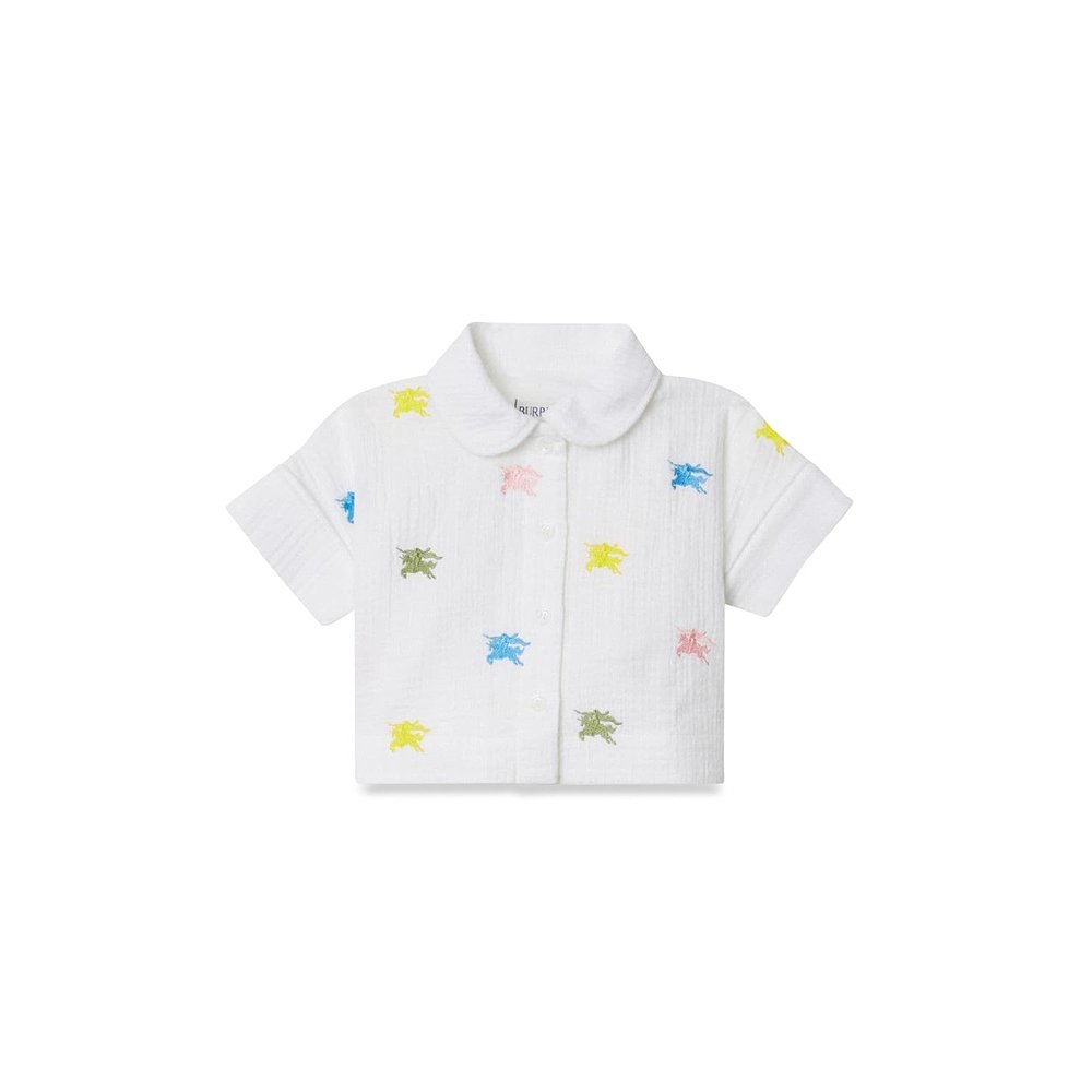 BURBERRY 男童衬衫 8078889BA5127 CO 白色 n7 allover