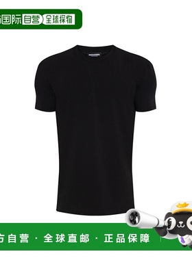 香港直邮DSQUARED2 男士T恤 D9M2060700003 AW2025 黑色 T-shirt