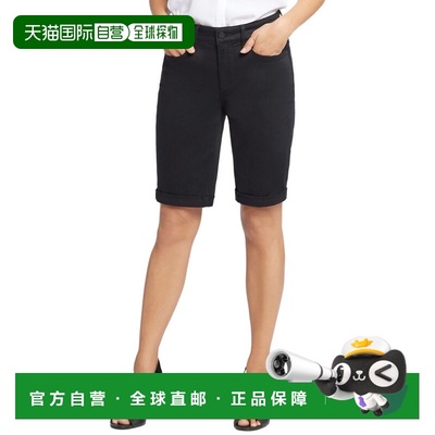 自营NYDJ Petite Briella Black Short - black 美国奥莱直发