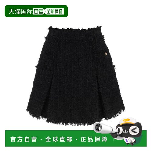 香港直邮BALMAIN 女士半身裙 BF0LB873XF910PA AW20支付后1h可退