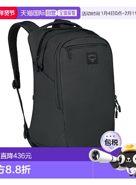 自营欧洲直邮Osprey Aoede Airspeed Backpack男女黑色聚酯纤维日