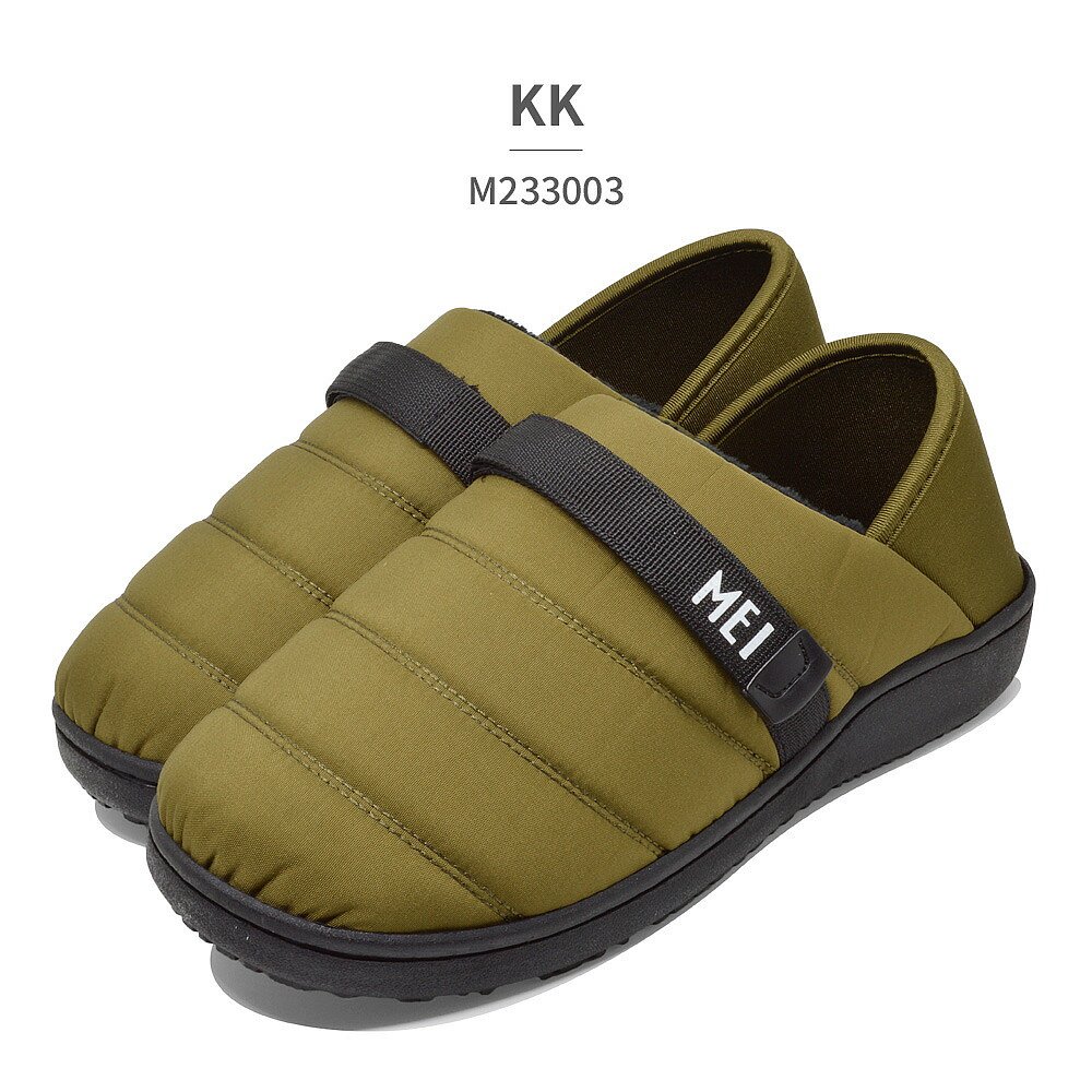 日本直邮MEI 男式 M233003 MEI 2023 秋冬木底鞋 2WAY 防寒魔术贴