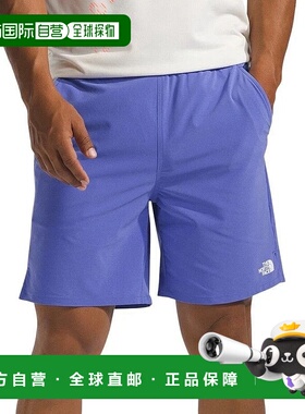 自营 The North Face Wander 2.0短裤男式多巴胺蓝色弹性腰围ASM2