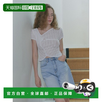 韩国直邮margarin fingers设计师款少女甜美新款日常女款休闲裤30