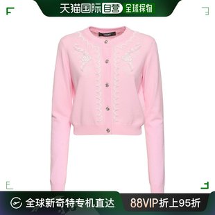 女士 香港直邮潮奢 范思哲 针织刺绣开衫 Versace